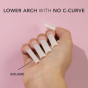 Kiara Sky Non C-Curve Nail Tips Square XXL Natural