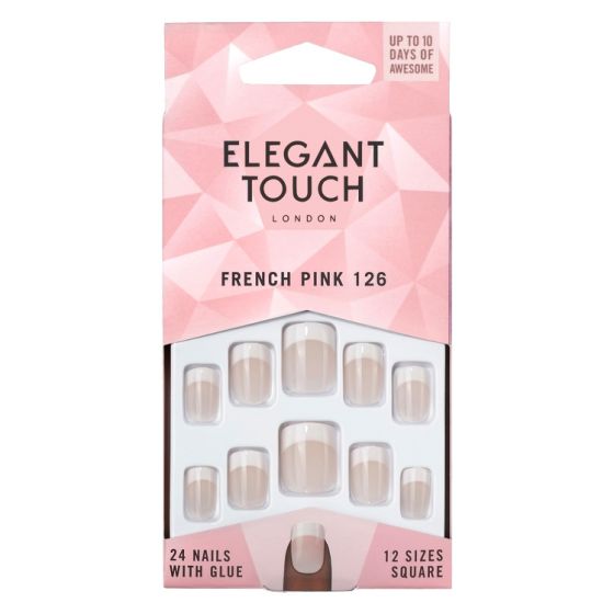 Elegant Touch French Pink 126 Nails