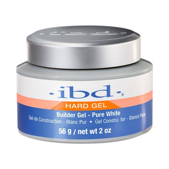IBD Hard Gel UV Builder Gel Pure White 56 g