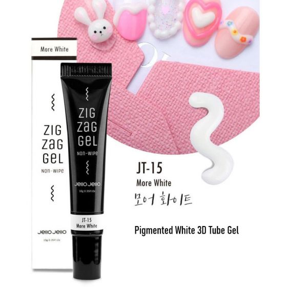 Jello Jello Zig Zag 3D Gel JT-15 More White 10 ml