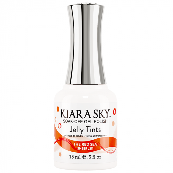 Kiara Sky Jelly Tints Gel Polish The Red Sea 15 ml