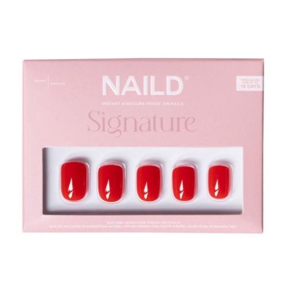 NAILD Softgel Press-On Nails Lady Short Square