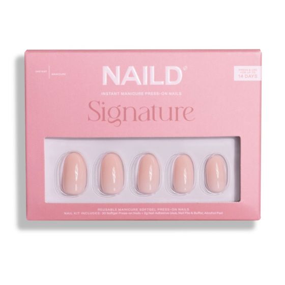 NAILD Softgel Press-On Nails Babe Round