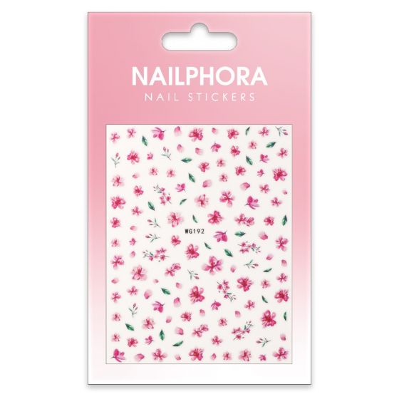 Nailphora Nail Stickers Cherry Blossom Leaves