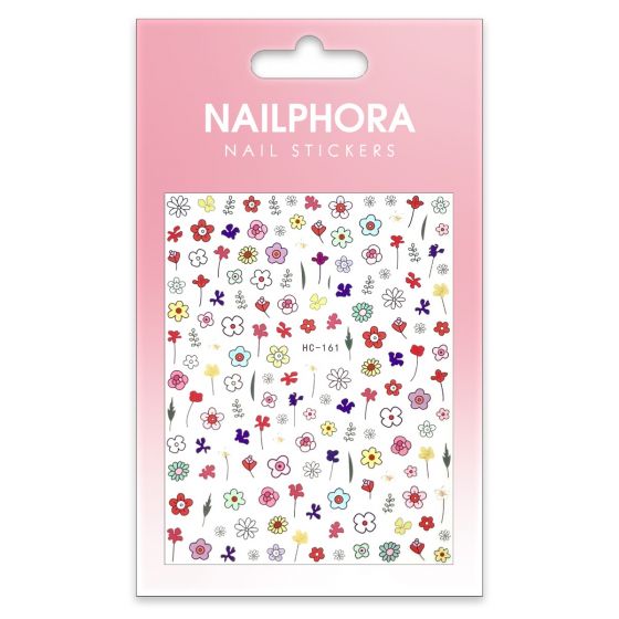 Nailphora Nail Stickers Colorful Simple Flower
