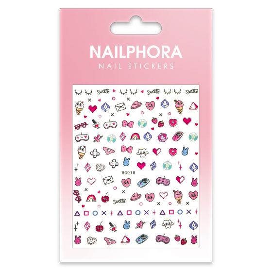 Nailphora Nail Stickers Cute Game Stuff