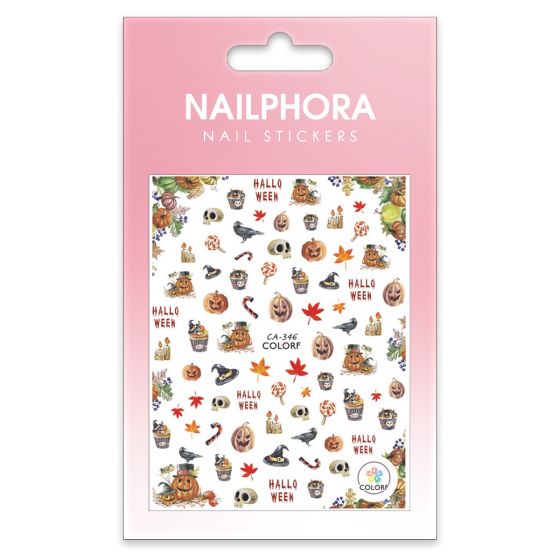 Nailphora Nail Stickers Halloween Pumpkin