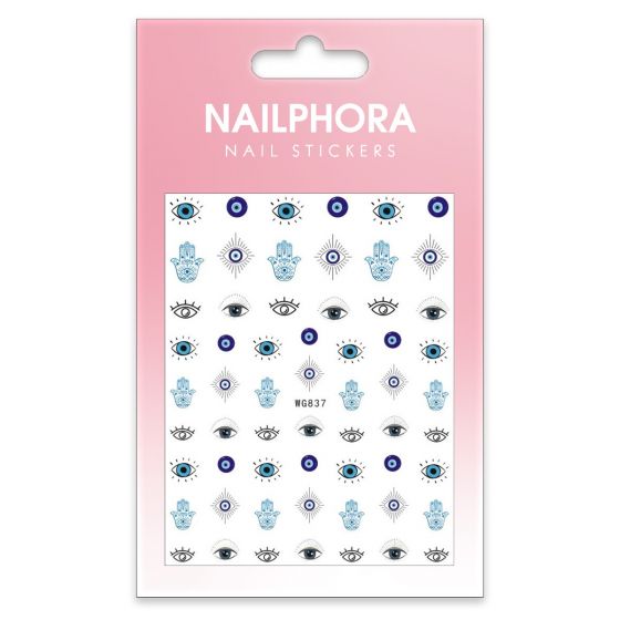 Nailphora Nail Stickers Hamsa Hand Evil Eye