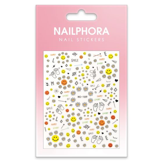 Nailphora Nail Stickers Hands Smiley Mix