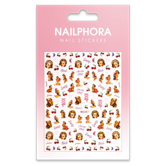 Nailphora Nail Stickers Pin-Up Girl