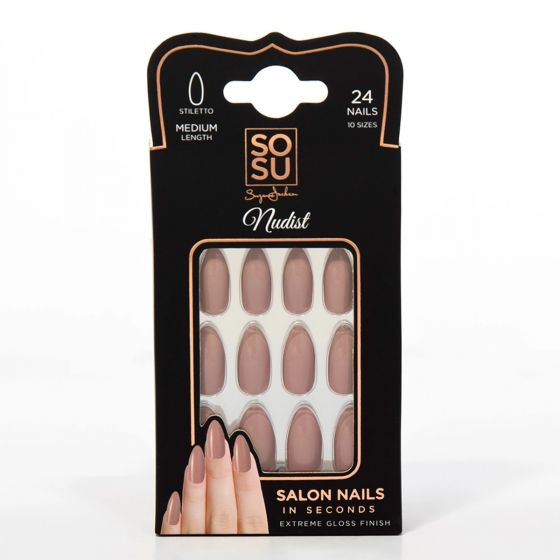 SOSU Cosmetics False Nails Nudist