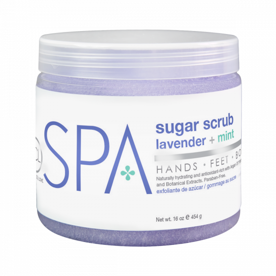 BCL Spa Sugar Scrub Lavender + Mint 454 gr