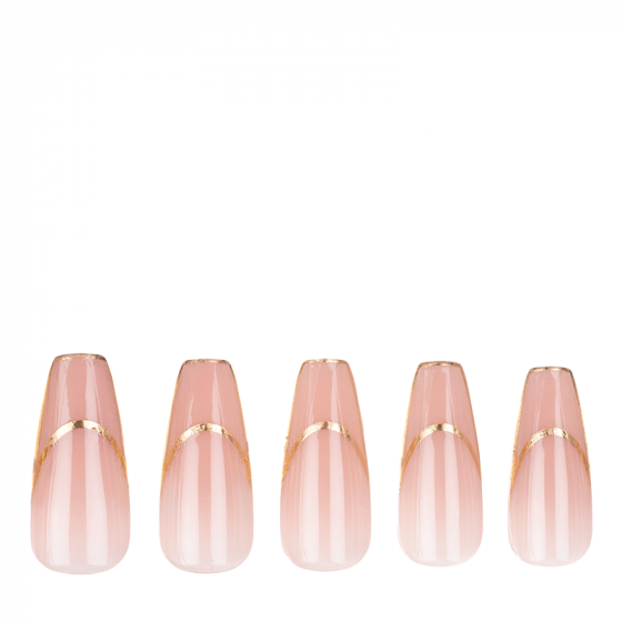 Kiara Sky xPress Pro Acrylic Press-on Nails Gilded Gold